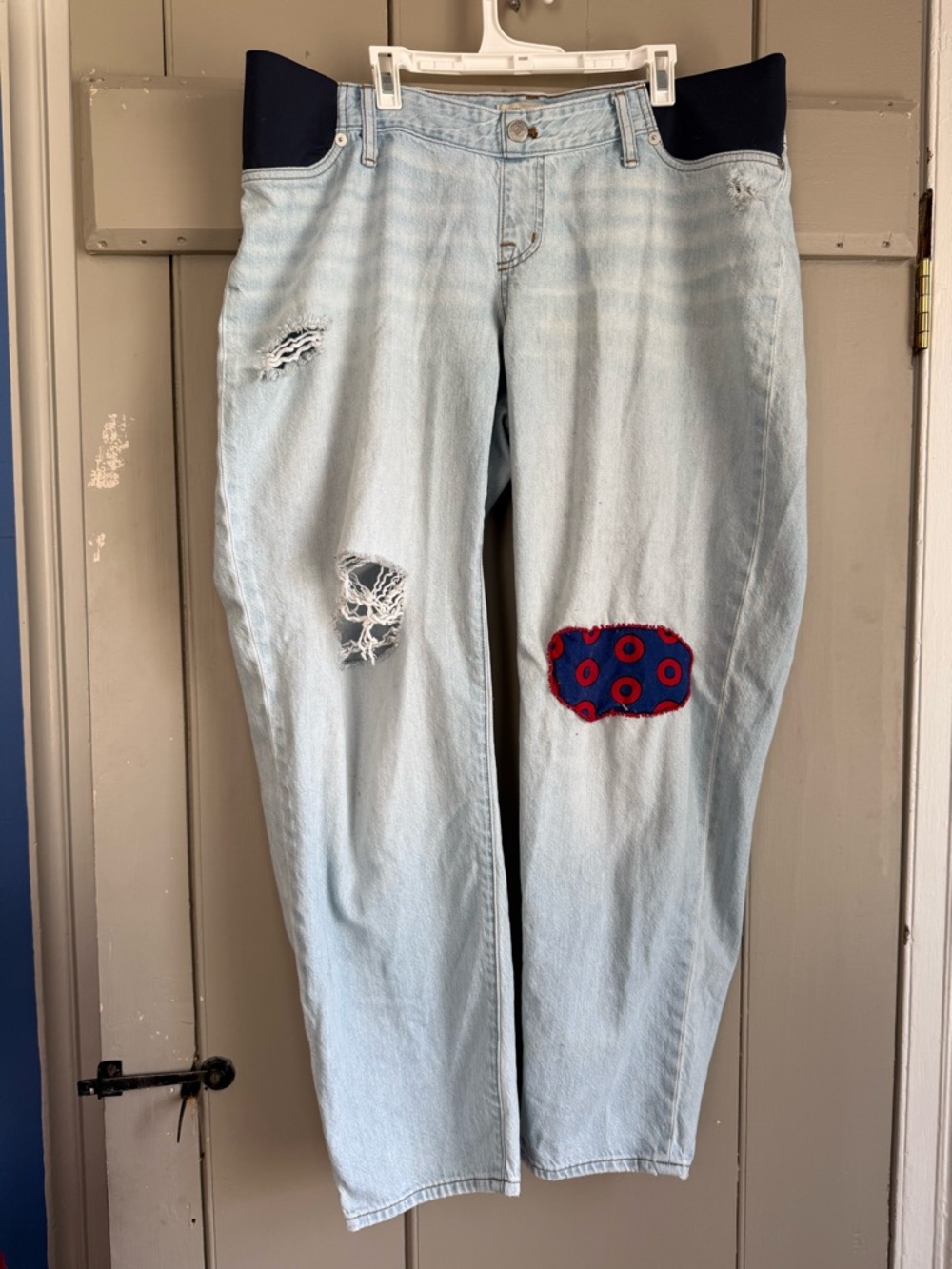 Madewell Maternity Jeans with Patch